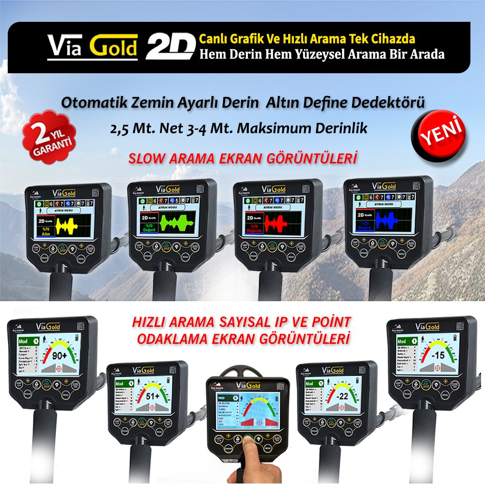 Via Gold Altın Arama Dedektörü - Görsel 2