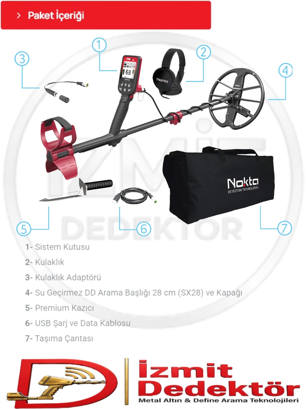 Nokta FINDX PRO metal dedektörü - Görsel 4