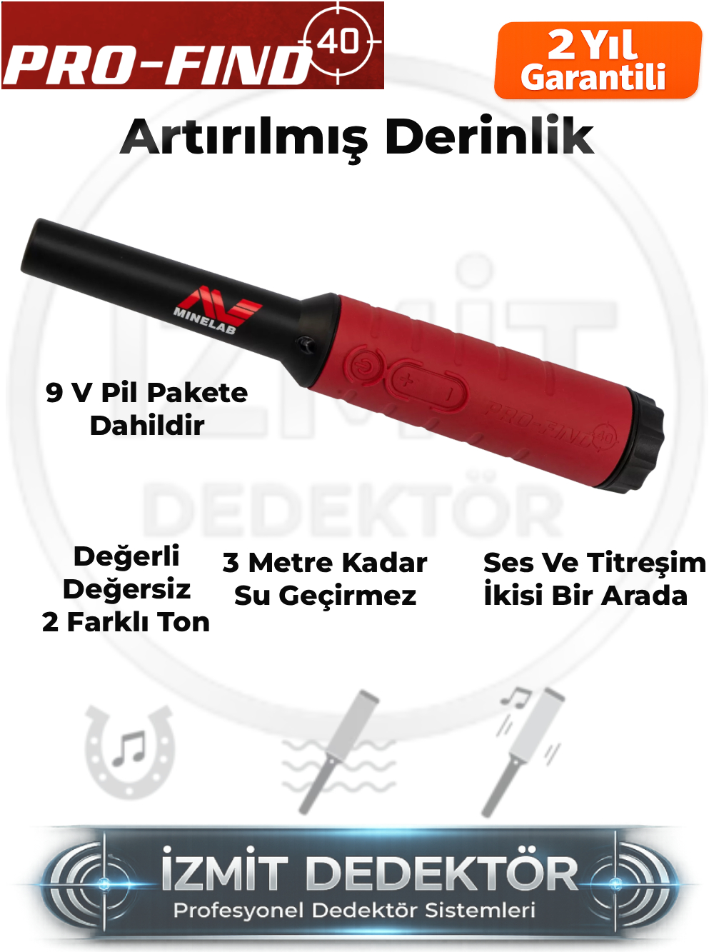 Minelab PRO-FIND 40 Pointer Dedektör