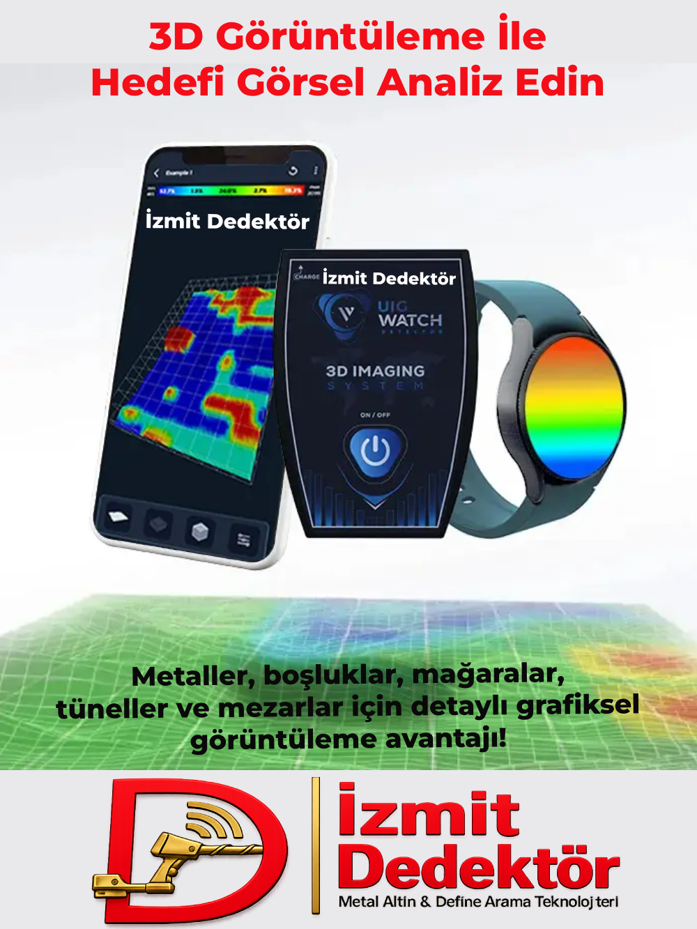 UIG WATCH 3D Yer Altı Görüntüleme Cihazı