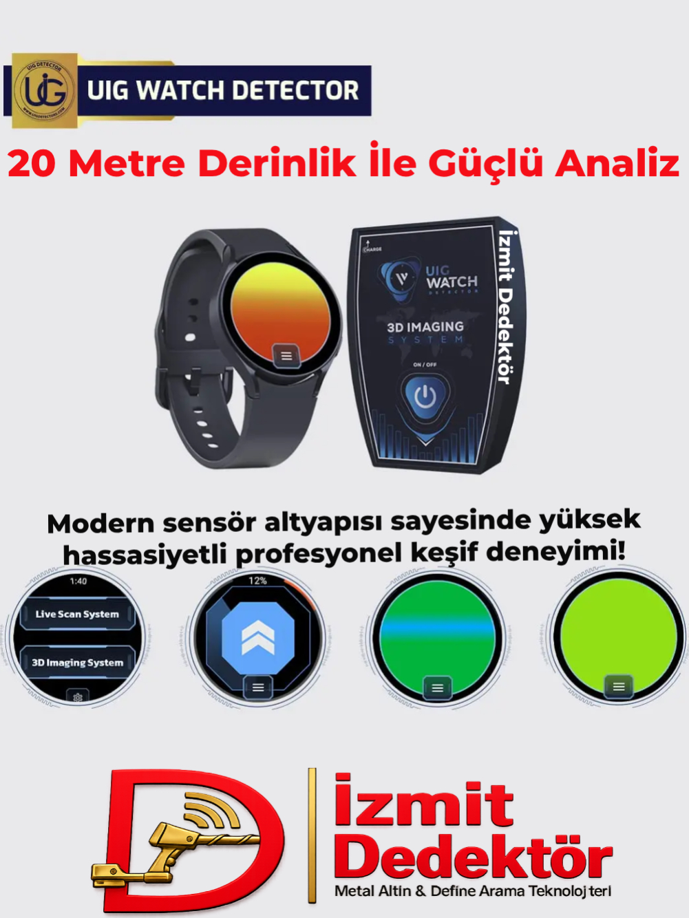 UIG WATCH 3D Yer Altı Görüntüleme Cihazı - Görsel 5
