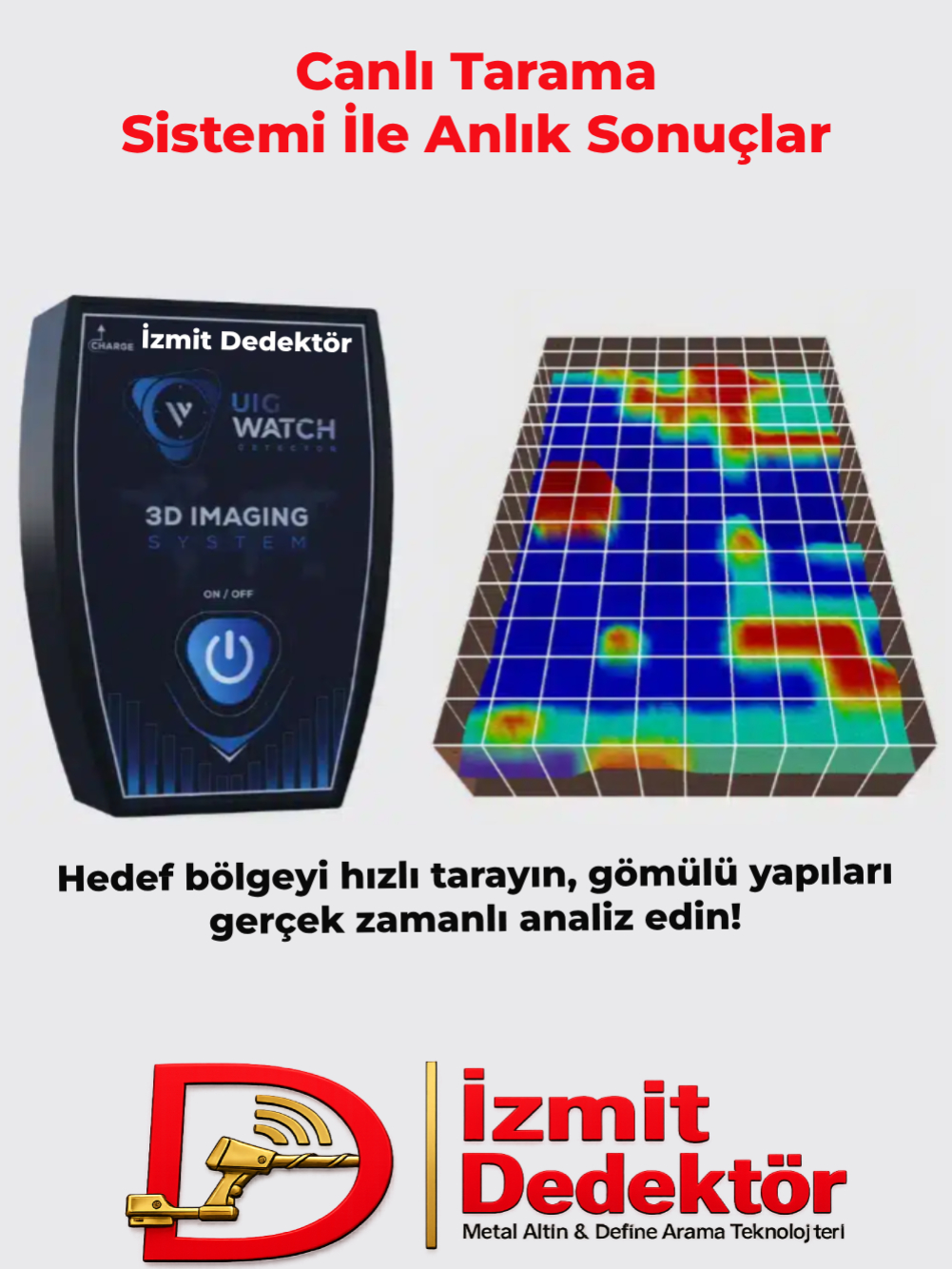 UIG WATCH 3D Yer Altı Görüntüleme Cihazı - Görsel 4