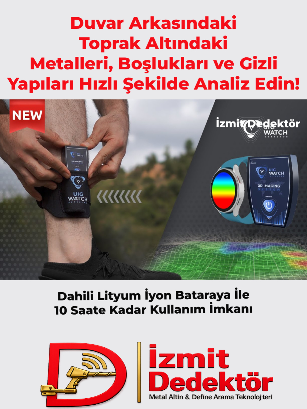 UIG WATCH 3D Yer Altı Görüntüleme Cihazı - Görsel 2